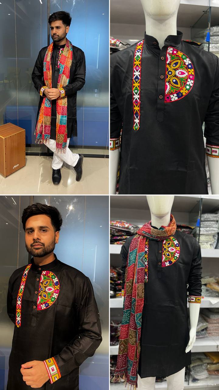 Cotton with Embroidery & stylish pattern with pocket
